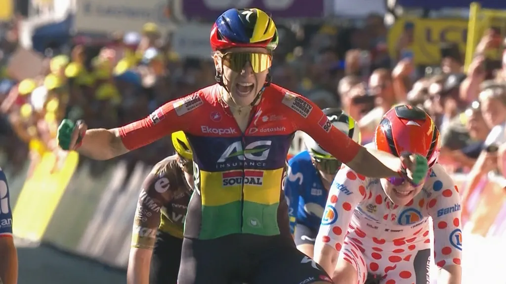 Le Court takes sixth Tour stage — fastest sprinter from an eight-rider breakaway
