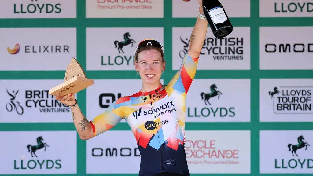 That makes four: Wiebes claims final stage of Tour of Great Britain