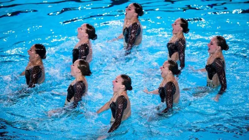 Our Russian synchronized swimmers claimed a proud third European gold
