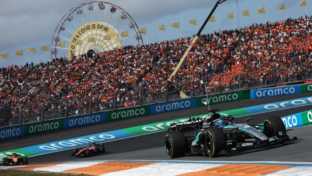 Russell wins sprint race in Zandvoort; Verstappen only sixth
