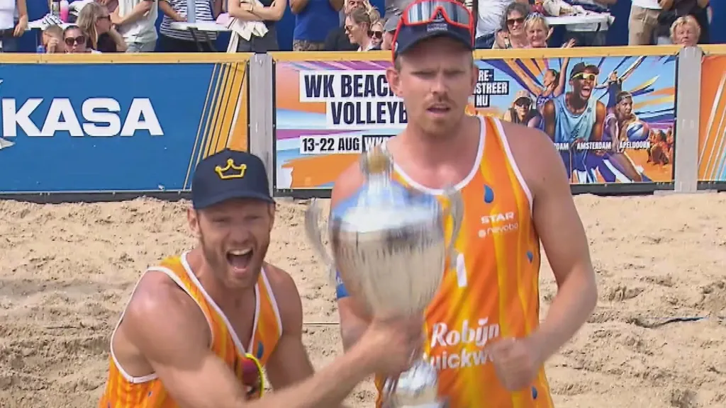 Boermans and Brouwer finally crowned Dutch beach volleyball champions together