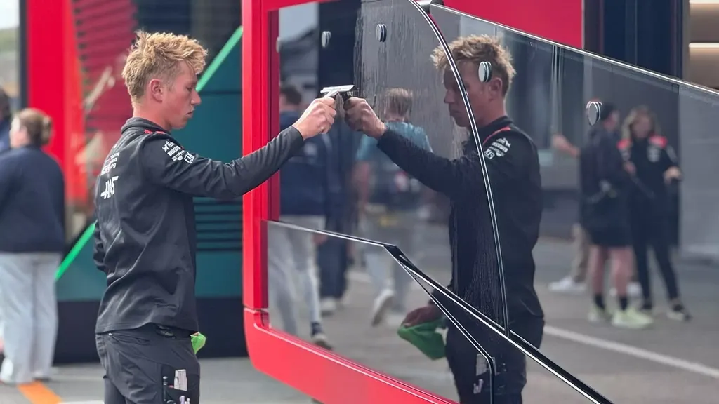 Calm before the storm: in the Zandvoort paddock the hustle quietly builds