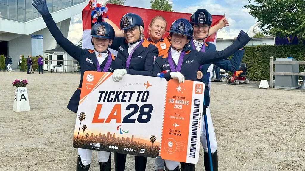 Bronze for the Netherlands in Para Dressage team at World Championships — Paralympic spot clinched